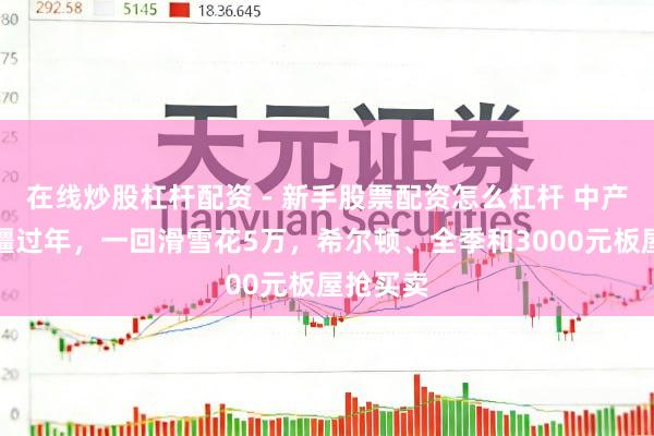 在线炒股杠杆配资 - 新手股票配资怎么杠杆 中产涌向新疆过年，一回滑雪花5万，希尔顿、全季和3000元板屋抢买卖