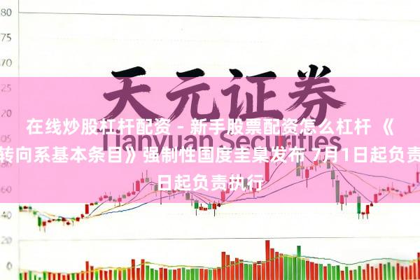 在线炒股杠杆配资 - 新手股票配资怎么杠杆 《汽车转向系基本条目》强制性国度圭臬发布 7月1日起负责执行