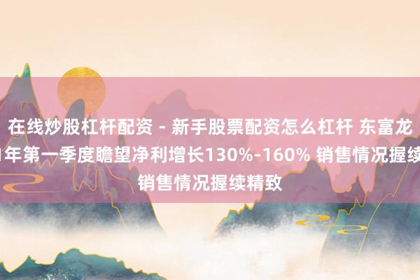 在线炒股杠杆配资 - 新手股票配资怎么杠杆 东富龙2021年第一季度瞻望净利增长130%-160% 销售情况握续精致
