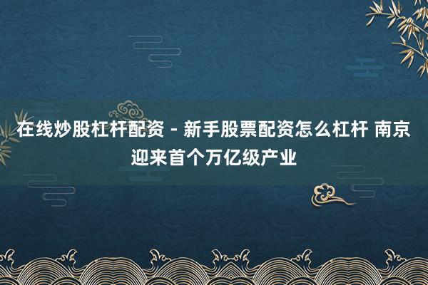 在线炒股杠杆配资 - 新手股票配资怎么杠杆 南京迎来首个万亿级产业