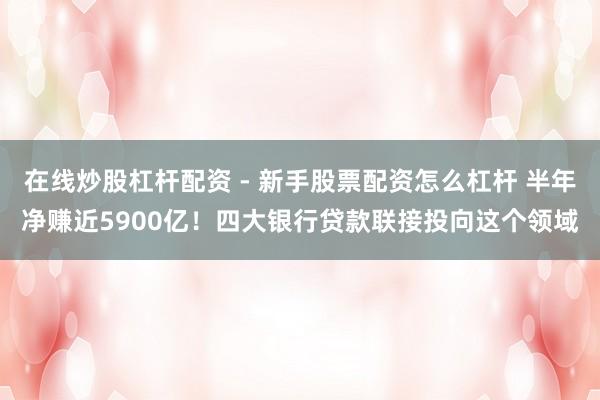 在线炒股杠杆配资 - 新手股票配资怎么杠杆 半年净赚近5900亿！四大银行贷款联接投向这个领域