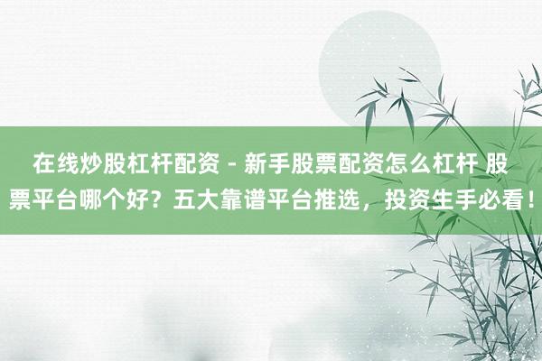 在线炒股杠杆配资 - 新手股票配资怎么杠杆 股票平台哪个好？五大靠谱平台推选，投资生手必看！