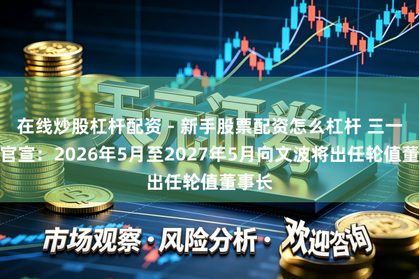 在线炒股杠杆配资 - 新手股票配资怎么杠杆 三一集团官宣：2026年5月至2027年5月向文波将出任轮值董事长