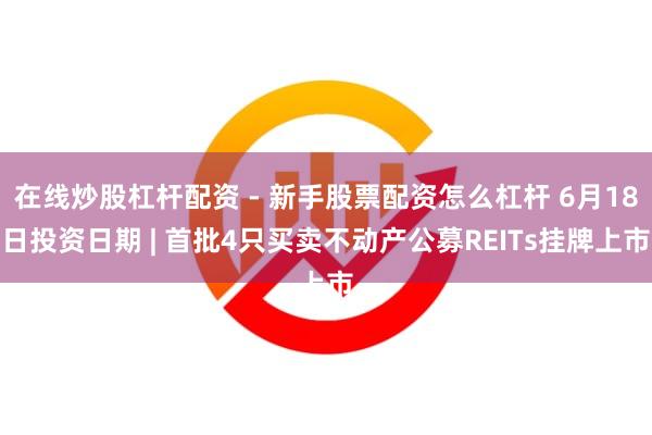 在线炒股杠杆配资 - 新手股票配资怎么杠杆 6月18日投资日期 | 首批4只买卖不动产公募REITs挂牌上市
